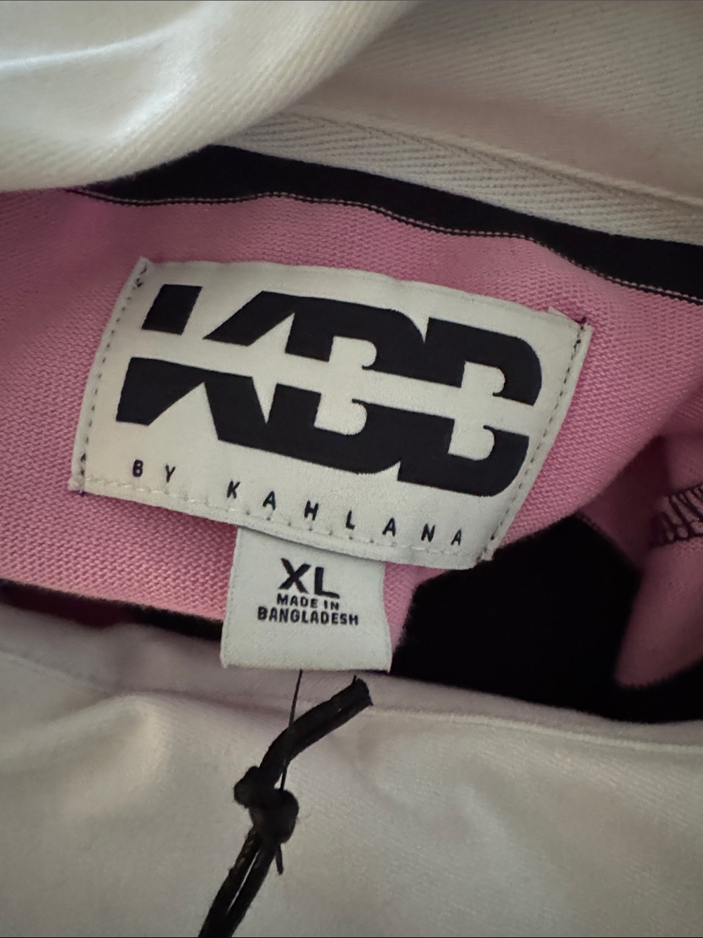 KBB by KAHLANA ‘The Striped Asymmetric Rugby' - Pink - Picture 8 of 11